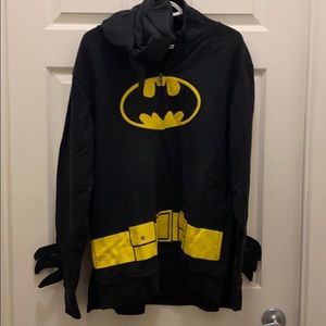 Batman Sweater with Cowl Hood!